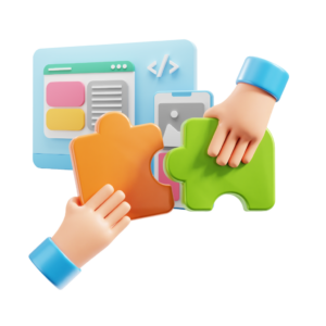 Blue Purple 3D Illustrations Icons Icon Set (1)
